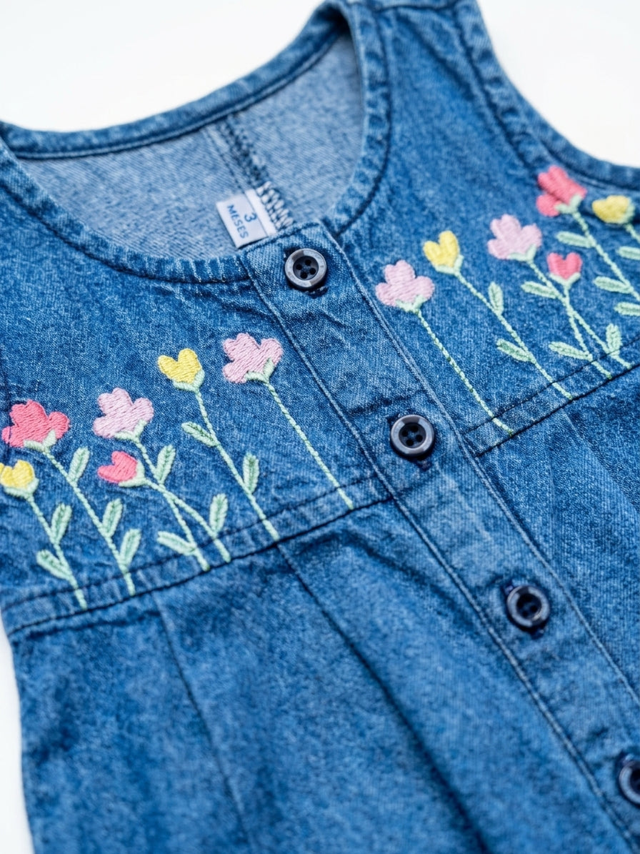 Jumper Flowers Denim