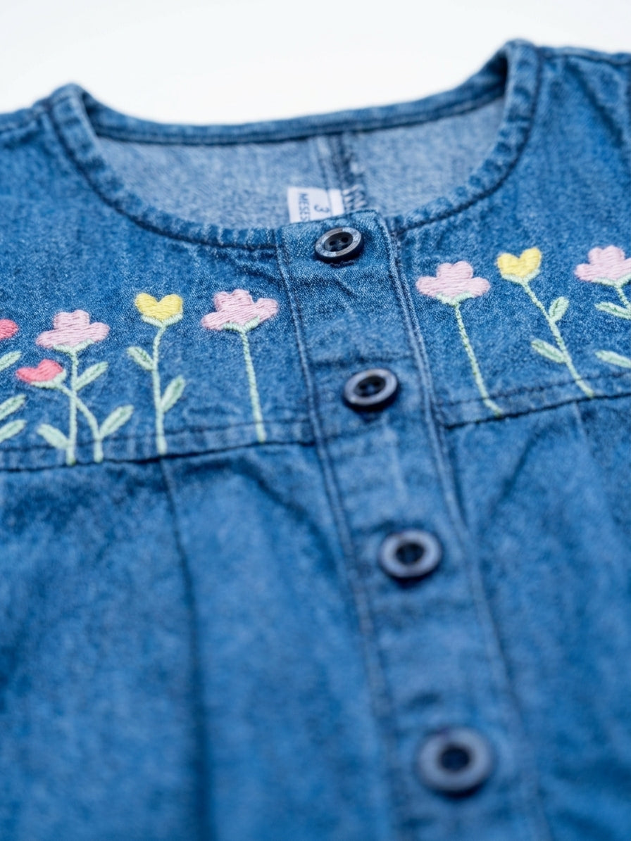 Jumper Flowers Denim