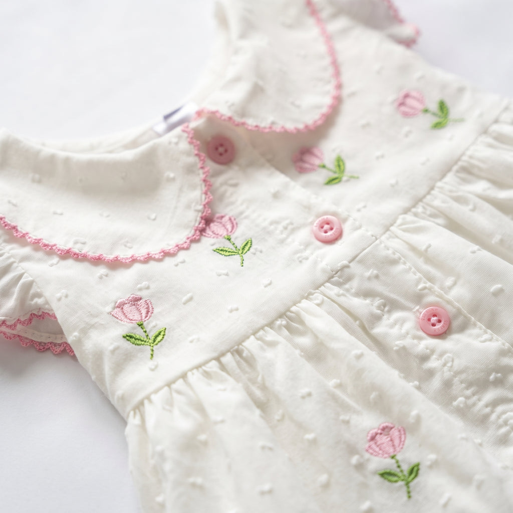 Vestido Flores Golitas + Calzoncito