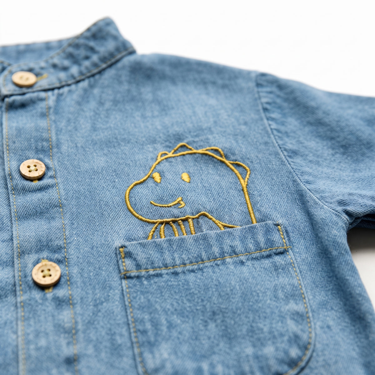Camisa Dino + Bermuda Denim