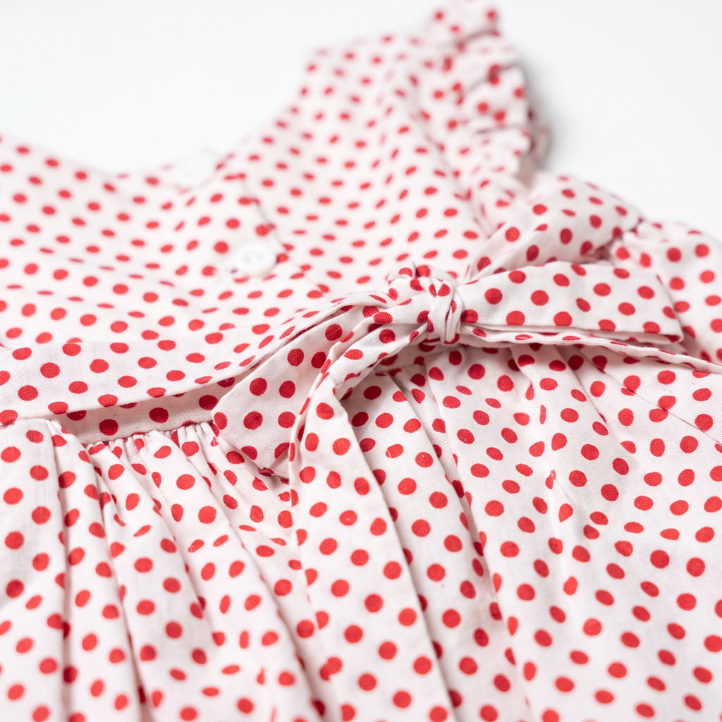 Vestido Puntitos Rojos + Calzoncito