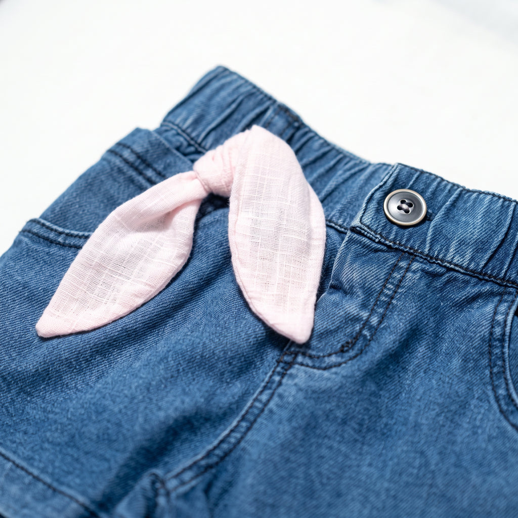 Blusita Lino + Short Denim