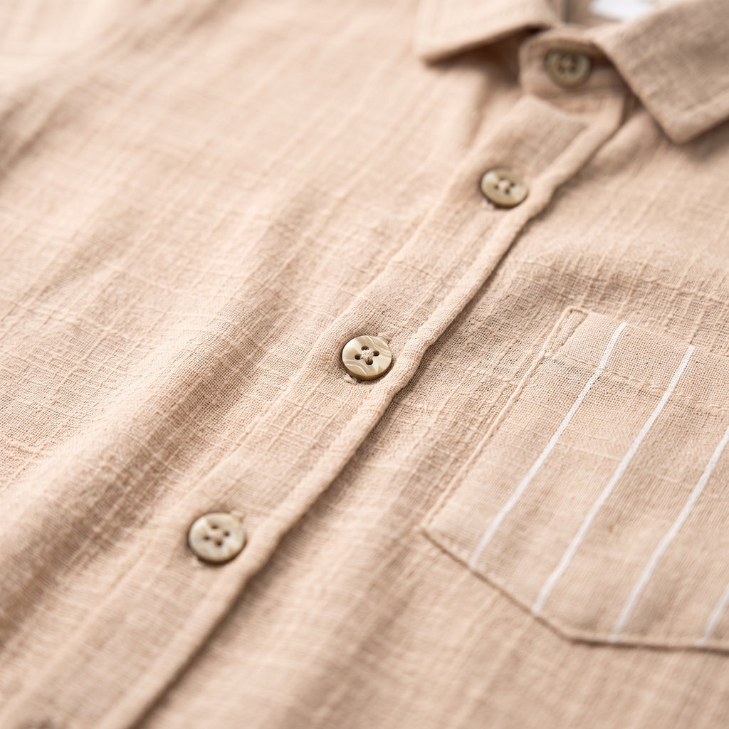 Camisa Manga Corta + Bermuda Lino