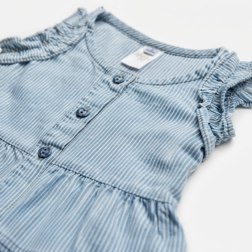 Blusita golitas + Pantalón Rayitas Denim