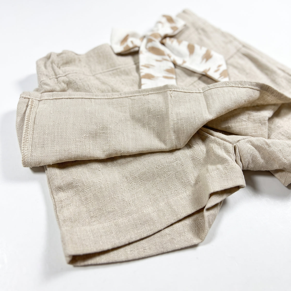Chaleco + Falda Short Lino