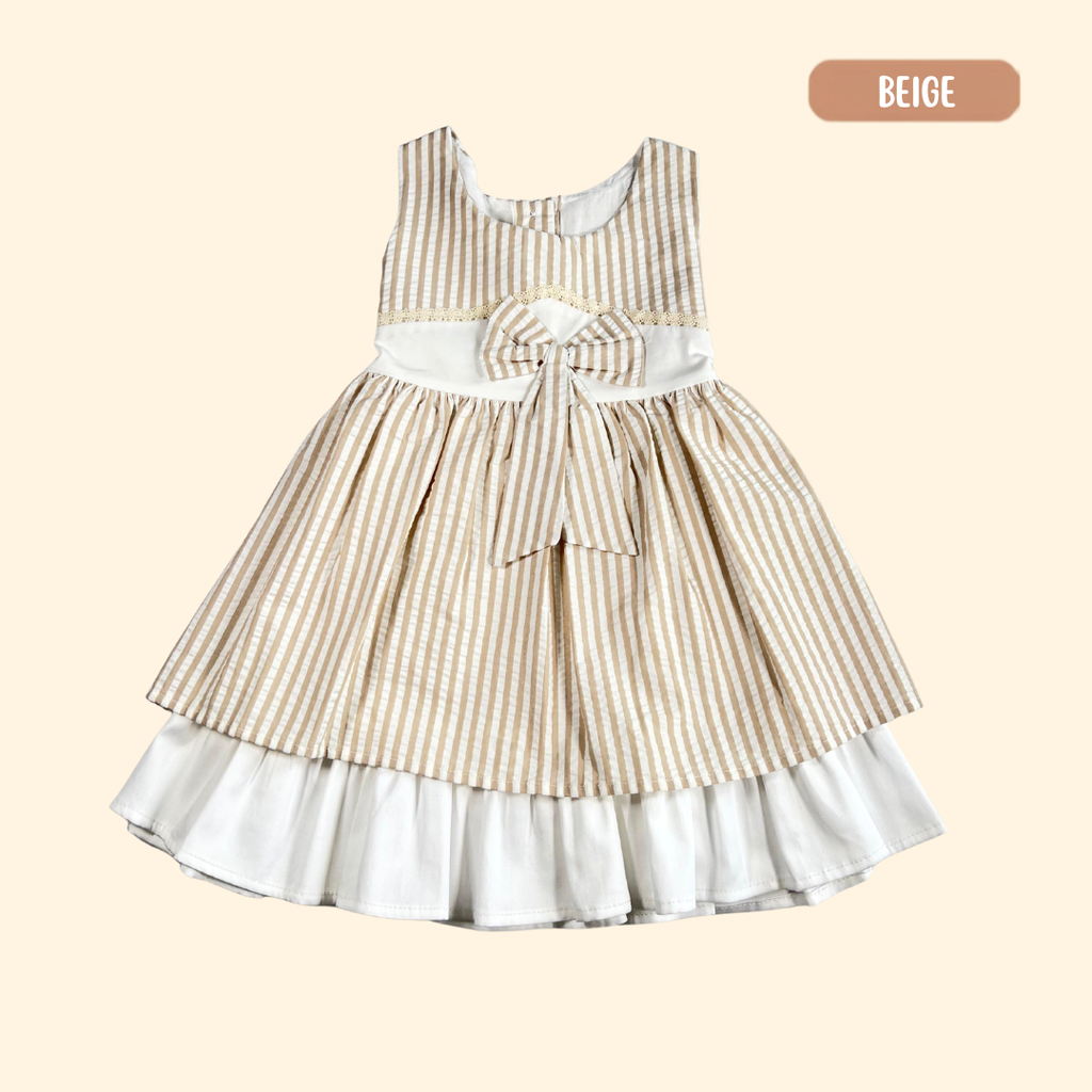 Vestido Rayitas Moñito