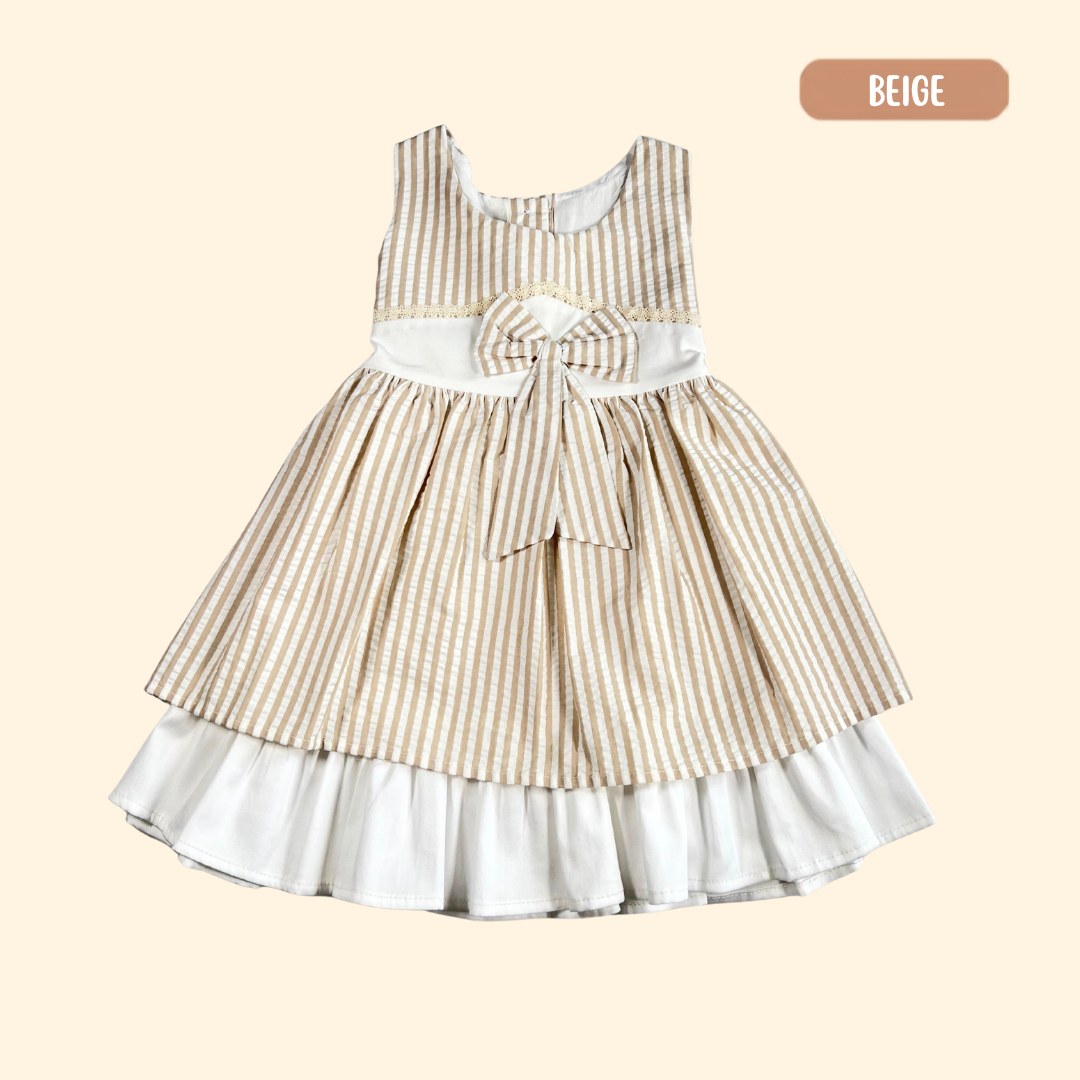 Vestido Rayitas Moñito