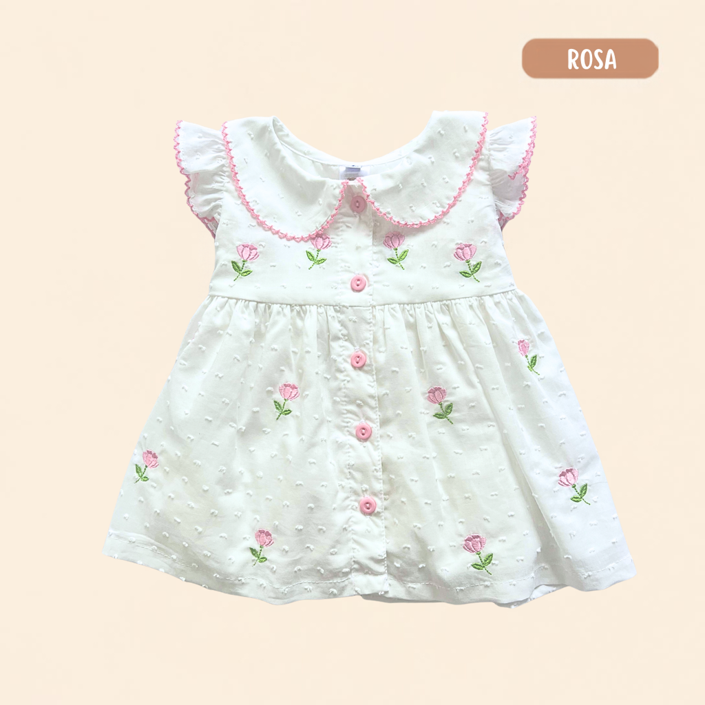 Vestido Flores Golitas + Calzoncito
