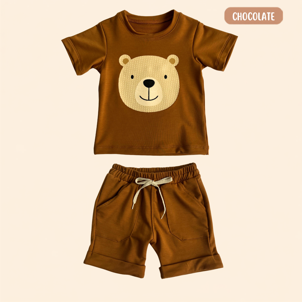 Camisa Osito + Bermuda Burda