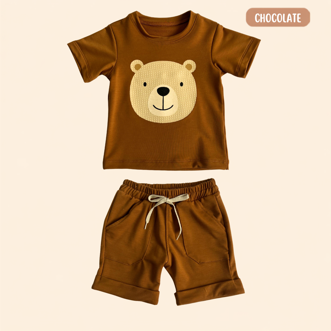Camisa Osito + Bermuda Burda