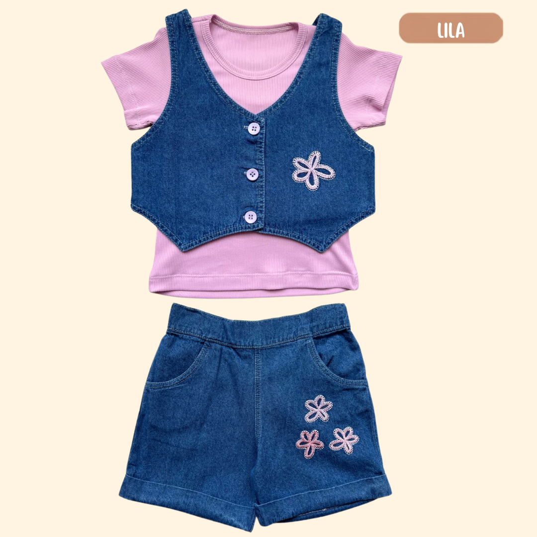Set 3 Piezas Denim