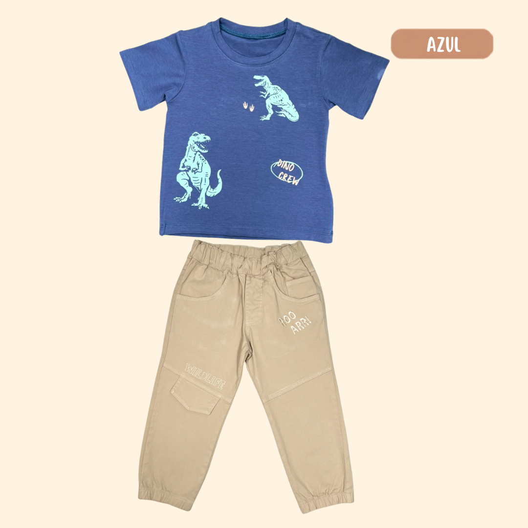 Camisa Dino + Pantalon Jogger