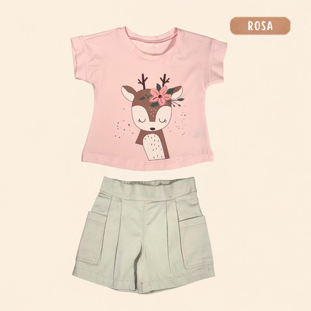 Camisa Venadito + Short Drill