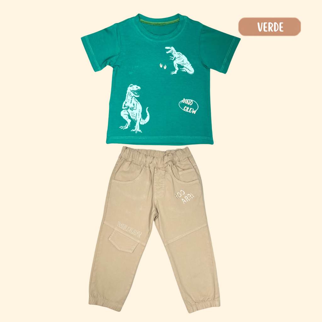 Camisa Dino + Pantalon Jogger