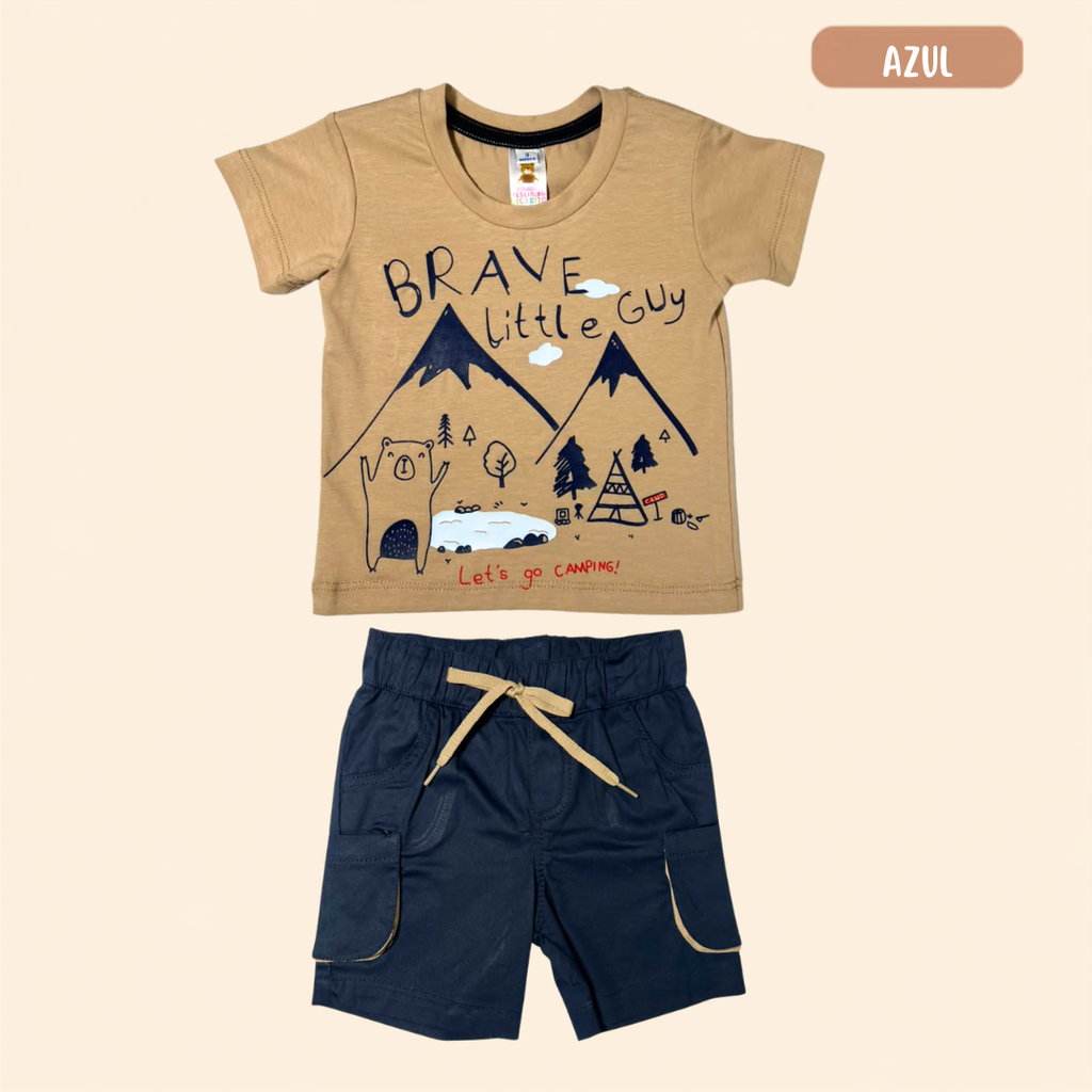Camisa Bosque + Bermuda Drill