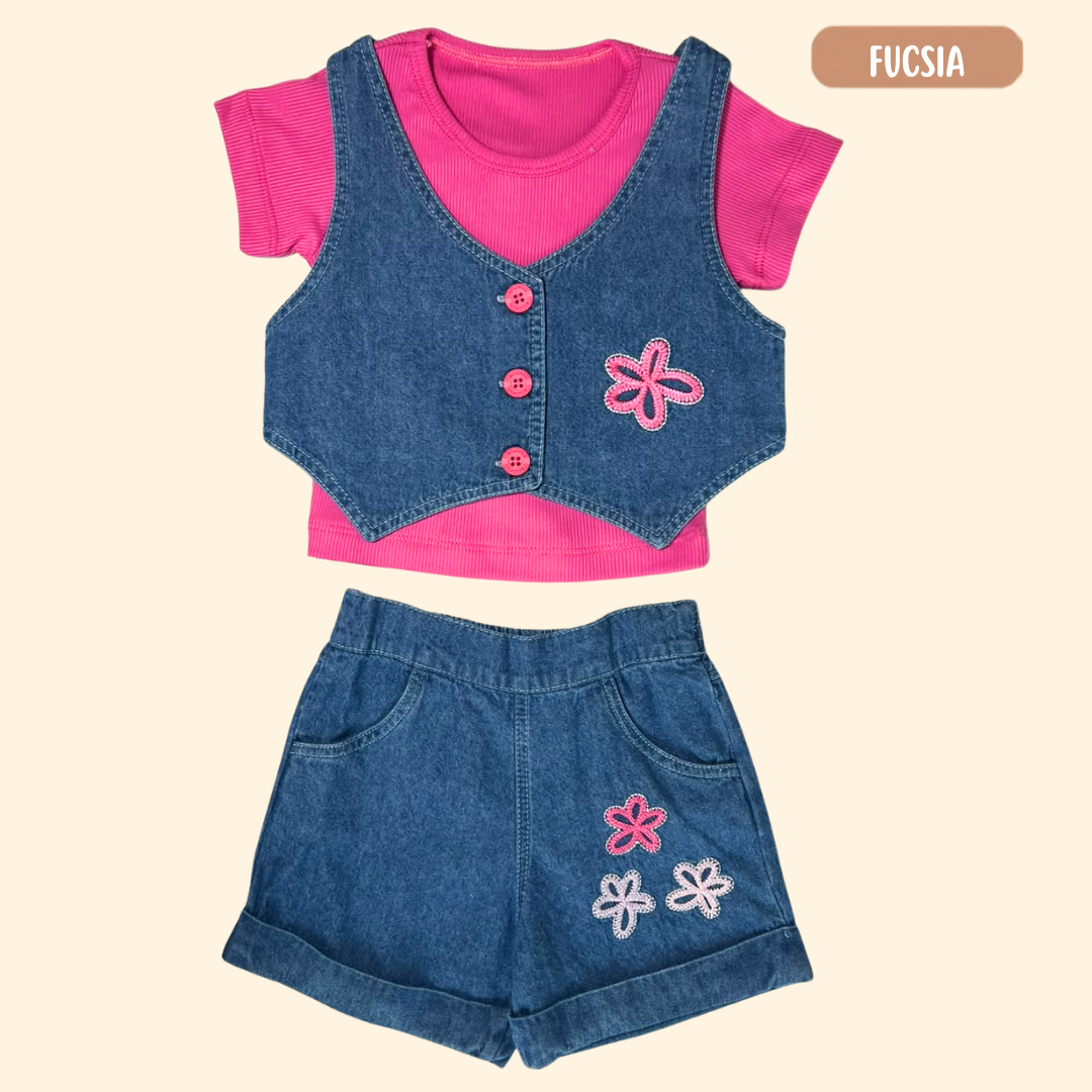 Set 3 Piezas Denim