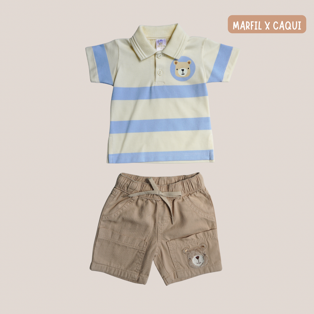 Polo Rayas + Short Drill