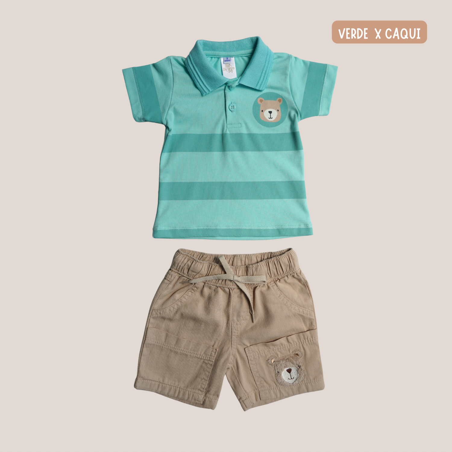 Polo Rayas + Short Drill