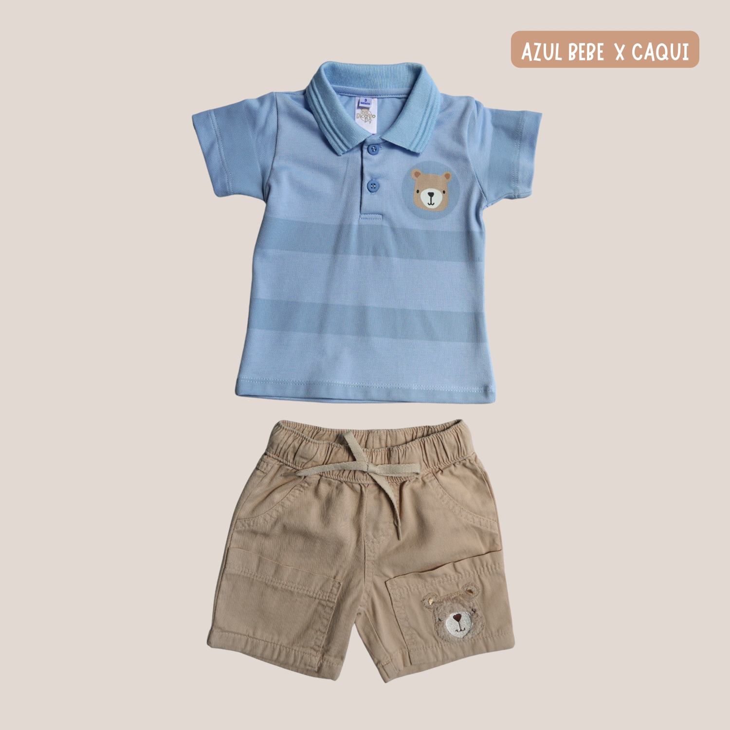 Polo Rayas + Short Drill