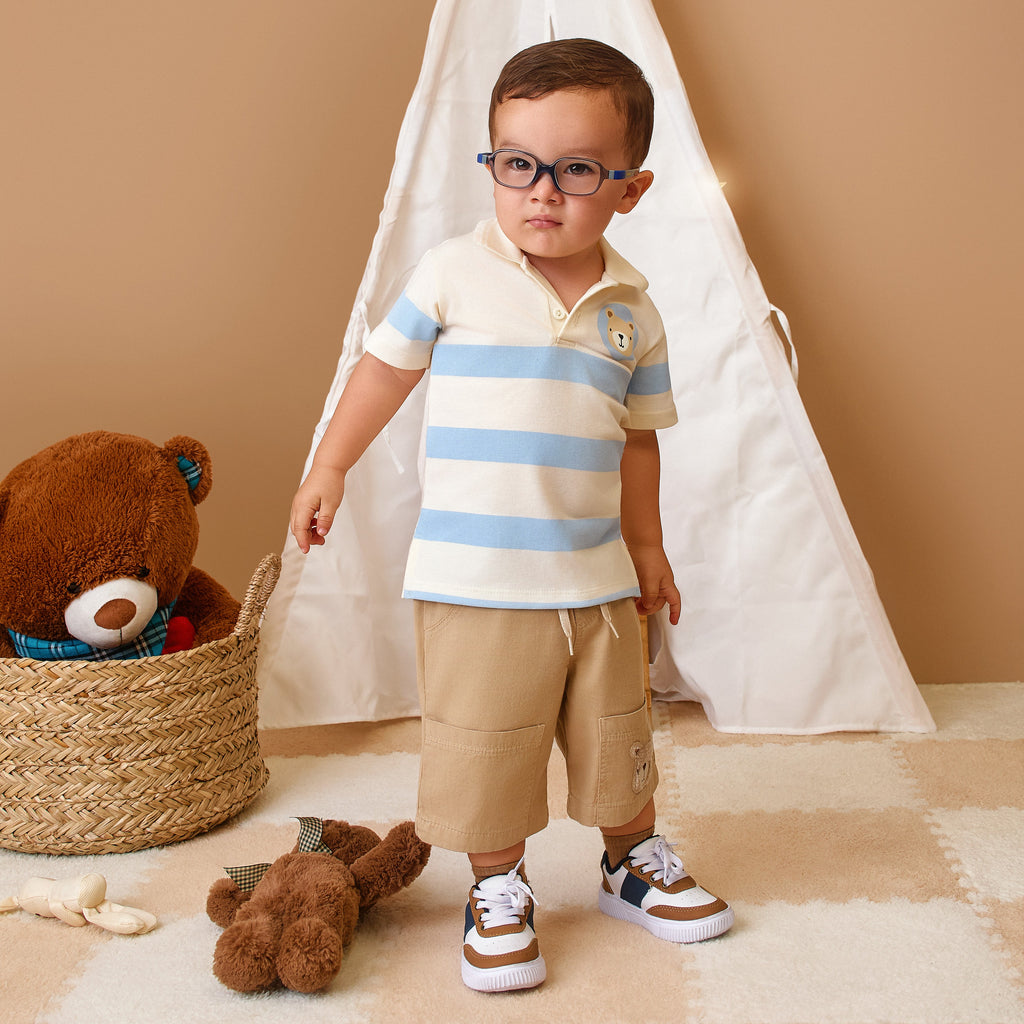 Polo Rayas + Short Drill